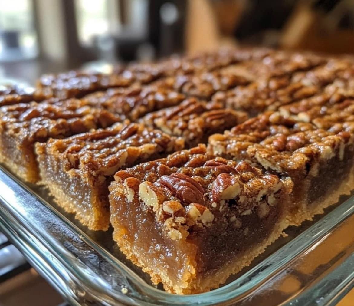 Lazy Girl Pecan Pie Bars 😍 464150278_1074281450764436_9171349328742721661_n