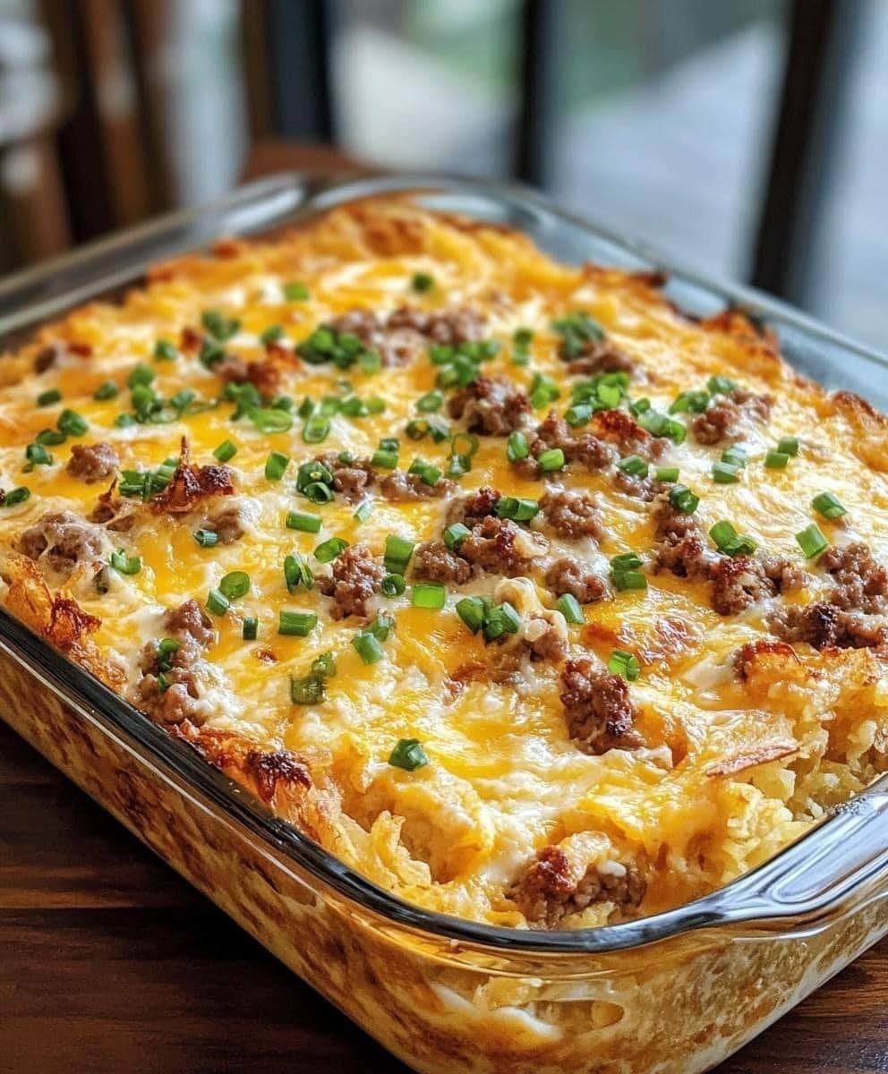 Sausage, Egg & Hash Brown Breakfast Bake 466039240_431615659983131_4757474599610967674_n