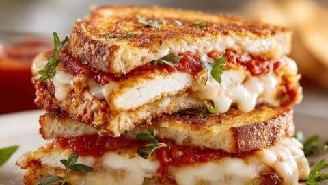 Chicken Parmesan Grilled Cheese images-48