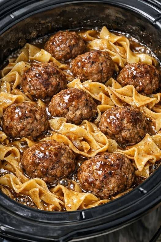 Amish Meatball Noodles 651863565_1445337080585947_8675525665486711844_n