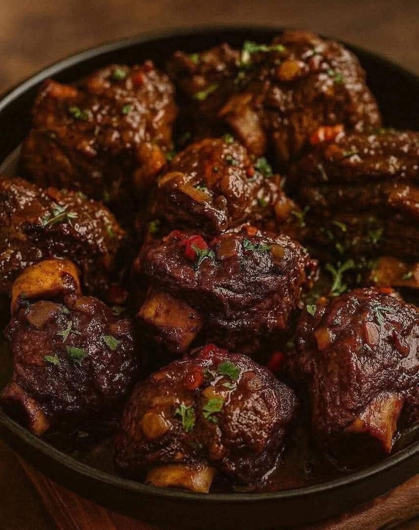 Savory Braised Oxtail with Herb-Infused Sauce FB_IMG_1774195921198